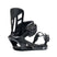 Indy- Black snowboard binding on a white background