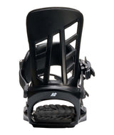 Indy- Black snowboard binding on a white background