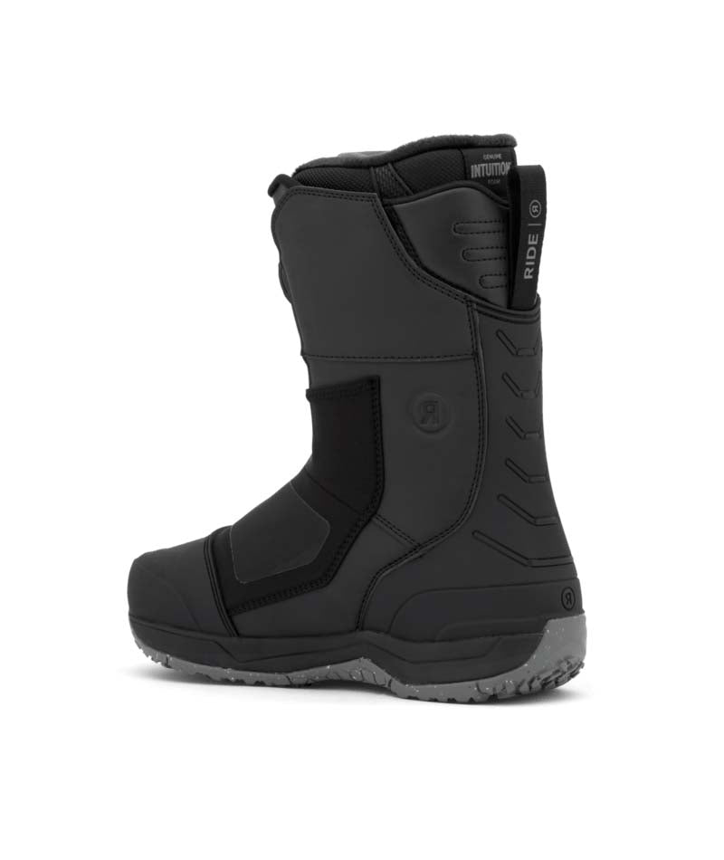 Insano- Black dual BOA snowboard boot on a white background