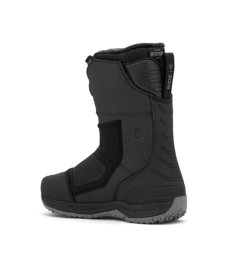 Insano- Black dual BOA snowboard boot on a white background