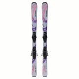 JR.LQSTCOSMICSKYML6GW-Pair of skis with purple and white design on a white background
