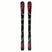 JR.QSTCOSMICSKYSC5GW-Pair of Salomon skis with bindings on a white background