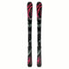 JR.QSTCOSMICSKYSC5GW-Pair of Salomon skis with bindings on a white background