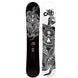 JamieLynn- Two views of a snowboard with a snake design, featuring the Lib logo.