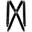 Jessup-Black suspenders on a white background