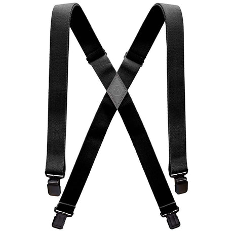 Jessup-Black suspenders on a white background