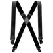 Jessup-Black suspenders on a white background