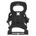 Joint-Black snowboard binding on a white background