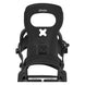 Joint-Black snowboard binding on a white background