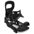 Joint-Black snowboard binding on a white background