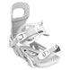 Joint-White snowboard binding on a white background