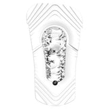 Joint-White snowboard binding on a white background