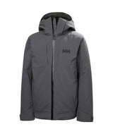 Jr.AlphaJacket-Gray jacket with a hood on a white background