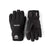 Jr.FeroxCZoneGlove-Pair of black gloves on a white background