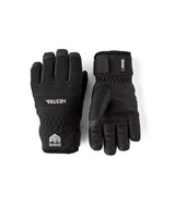Jr.FeroxCZoneGlove-Pair of black gloves on a white background