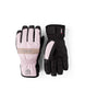Jr.FeroxCZoneGlove-Pair of pink and black gloves on a white background