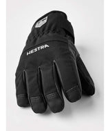 Jr.FeroxCZoneGlove-Pair of black gloves on a white background