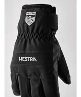 Jr.FeroxCZoneGlove-Pair of black gloves on a white background