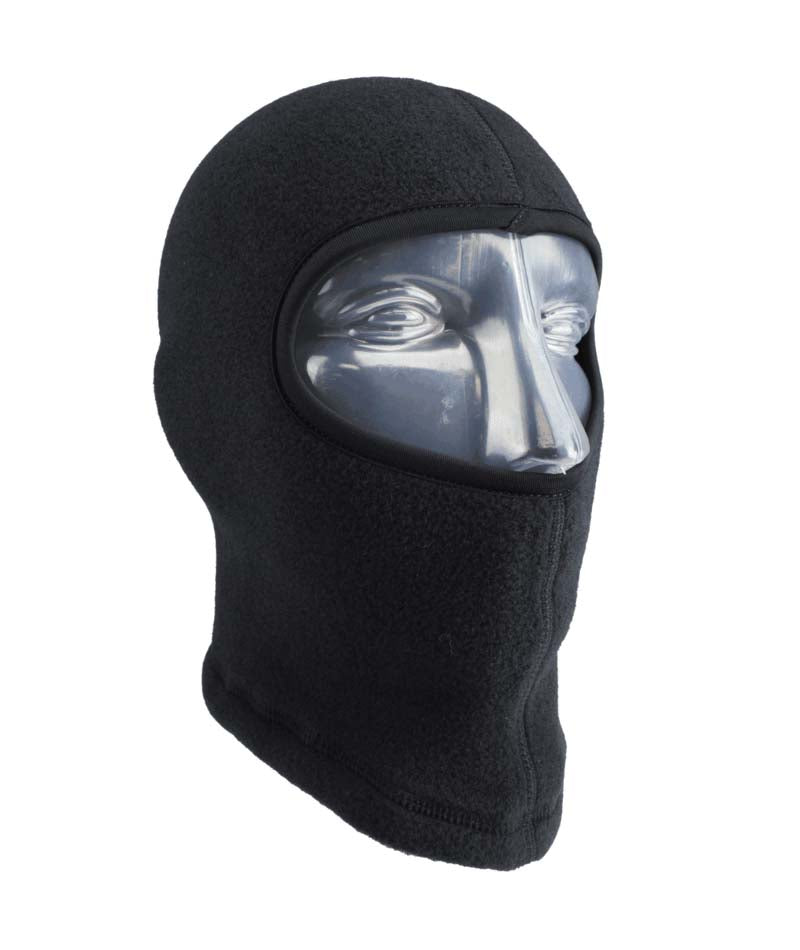 JuniorBalaclava- Black balaclava shown on a white background
