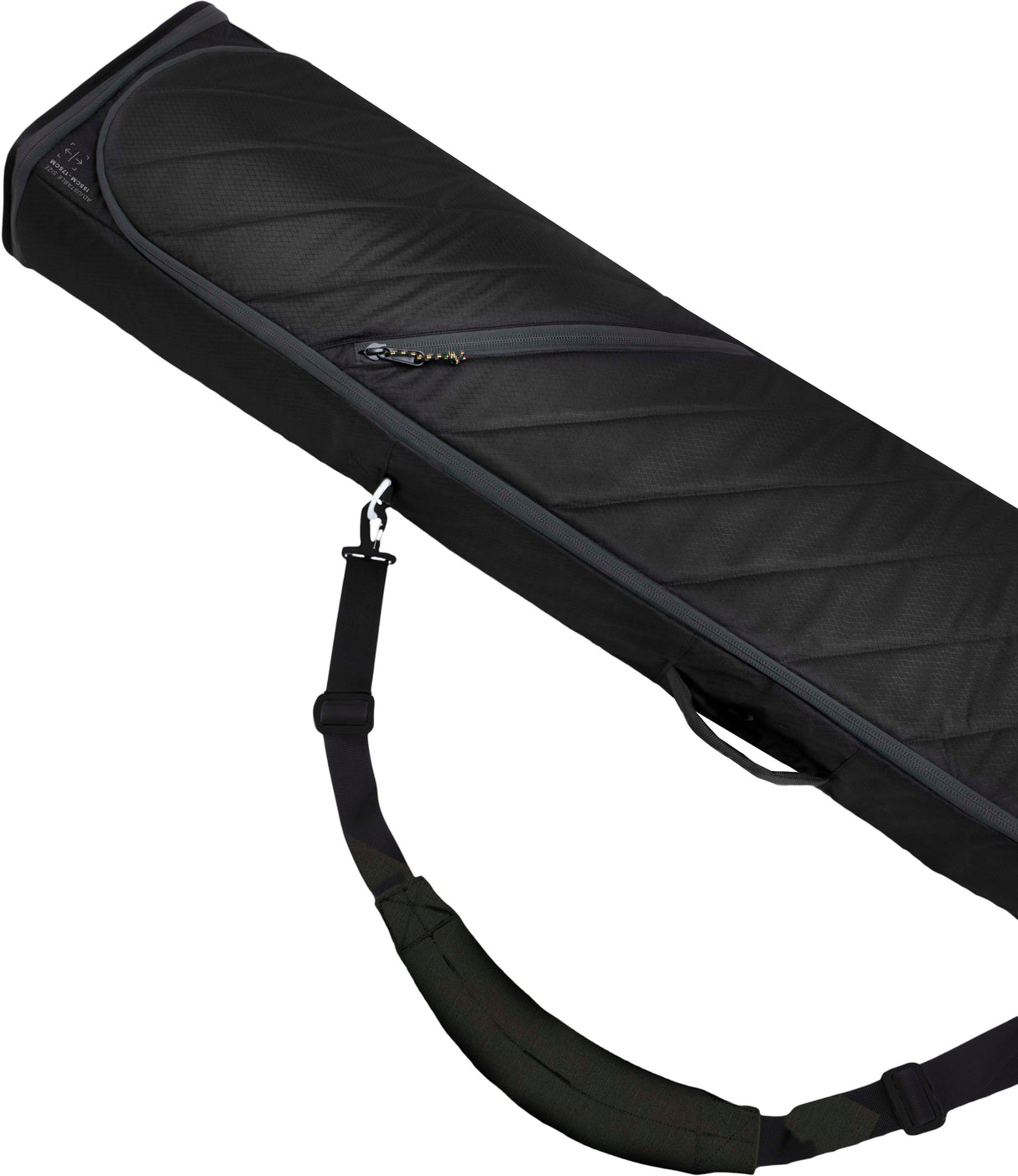 JyrkkaSnowboardBag-Black snowboard bag on a white background