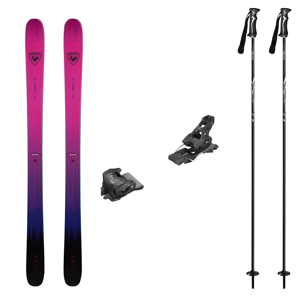 Rossignol Sender Free 100 Skis 2026 with Tyrolia Attack 14 Bindings Ski Package