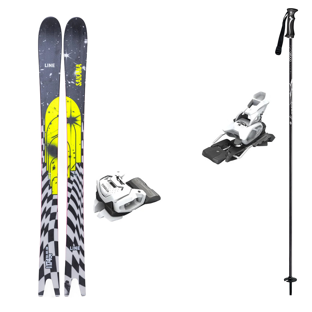 Line Sakana with Tyrolia Attack 14 Mens Ski Package 2026