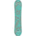 LilKat- Teal and gray camouflage-patterned skateboard deck on a white background