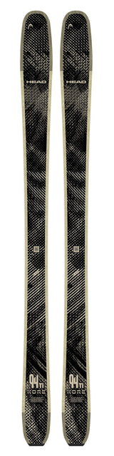 KORE94Ti- Two black skis with visible branding on a white background