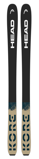 KORE94Ti- Two black skis with visible branding on a white background