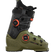 Cortex 120 Zonal BOA-Green ski boot with black and orange BOA system on a transparent background