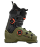 Cortex 120 Zonal BOA-Green ski boot with black and orange BOA system on a transparent background