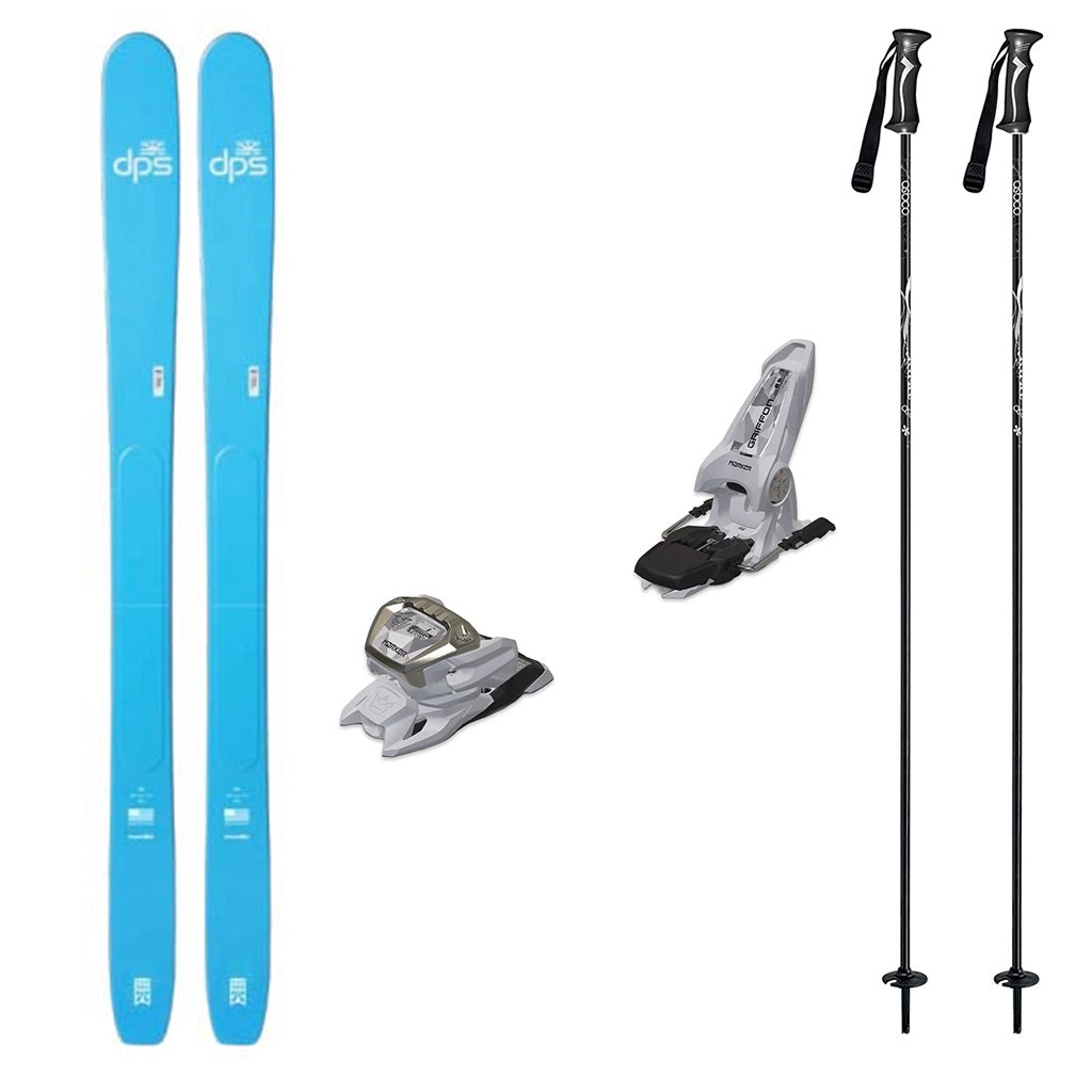 DPS Kaizen 105 Mens Skis 2027 with Griffon 13 Bindings Ski Package