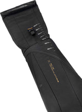 KantajaSingleRollerSkiBag- Black and gold bag on a white background