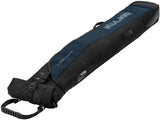 KantajaSingleRollerSkiBag- Black and blue bag on a white background