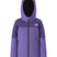 KidsFreedomInsulatedJacket-Purple jacket with a hood on a white background
