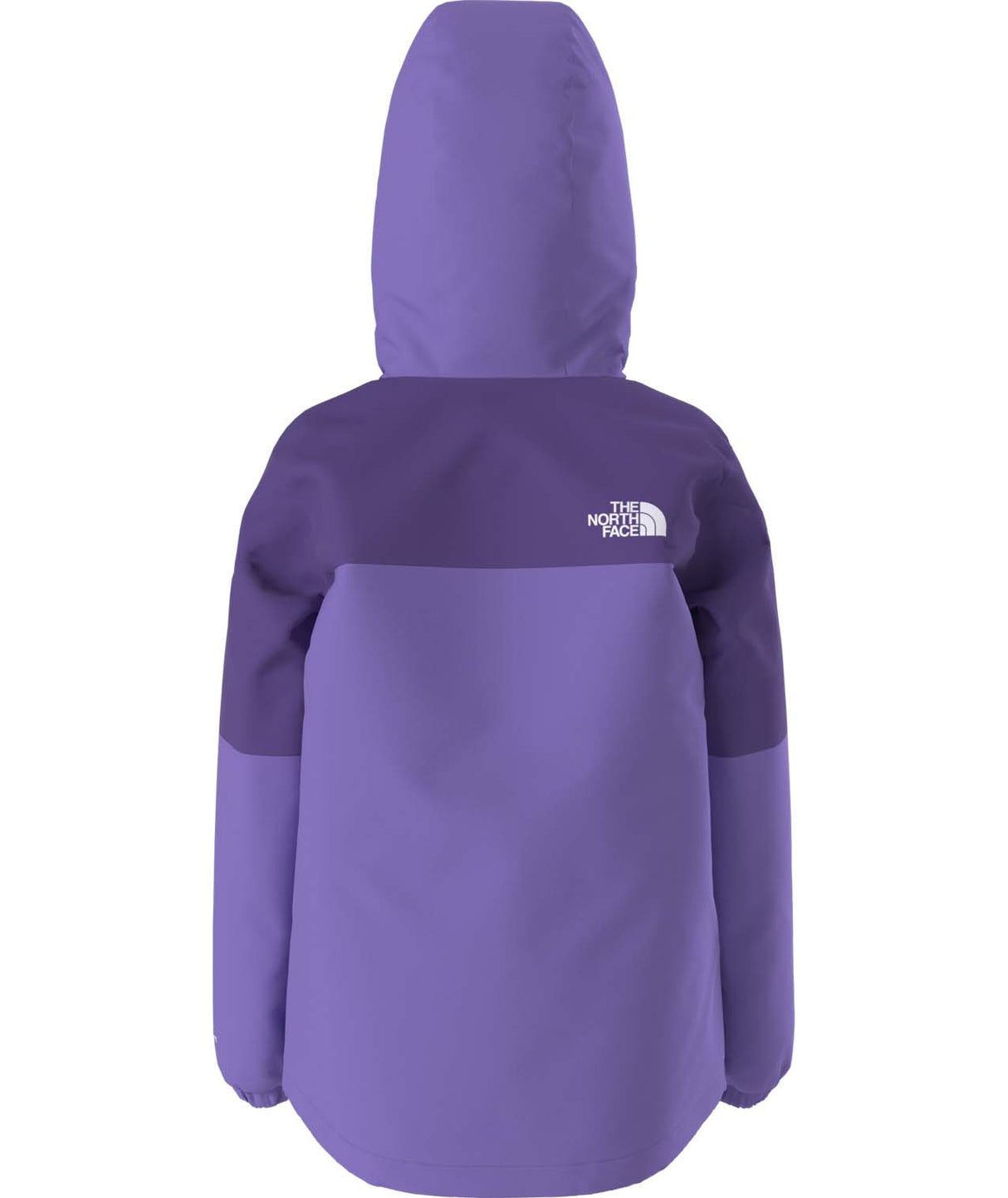 KidsFreedomInsulatedJacket-Purple jacket with a hood on a white background