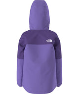 KidsFreedomInsulatedJacket-Purple jacket with a hood on a white background