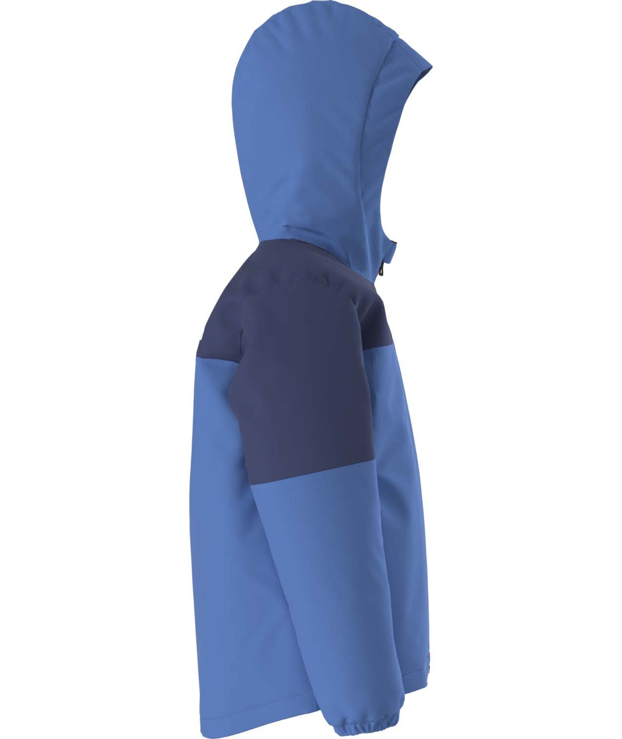 KidsFreedomInsulatedJacket-Blue jacket with a hood on a white