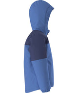 KidsFreedomInsulatedJacket-Blue jacket with a hood on a white