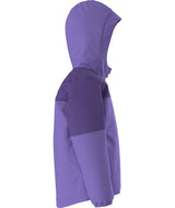 KidsFreedomInsulatedJacket-Purple jacket with a hood on a white background