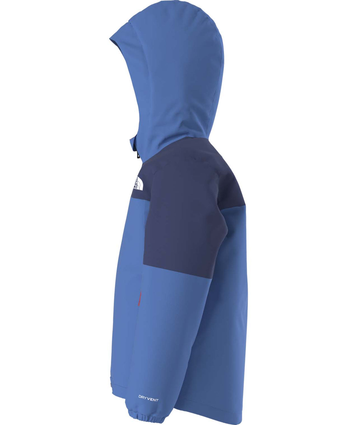 KidsFreedomInsulatedJacket-Blue jacket with a hood on a white