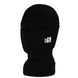 KidsHood- Black balaclava with a logo on a light gray background