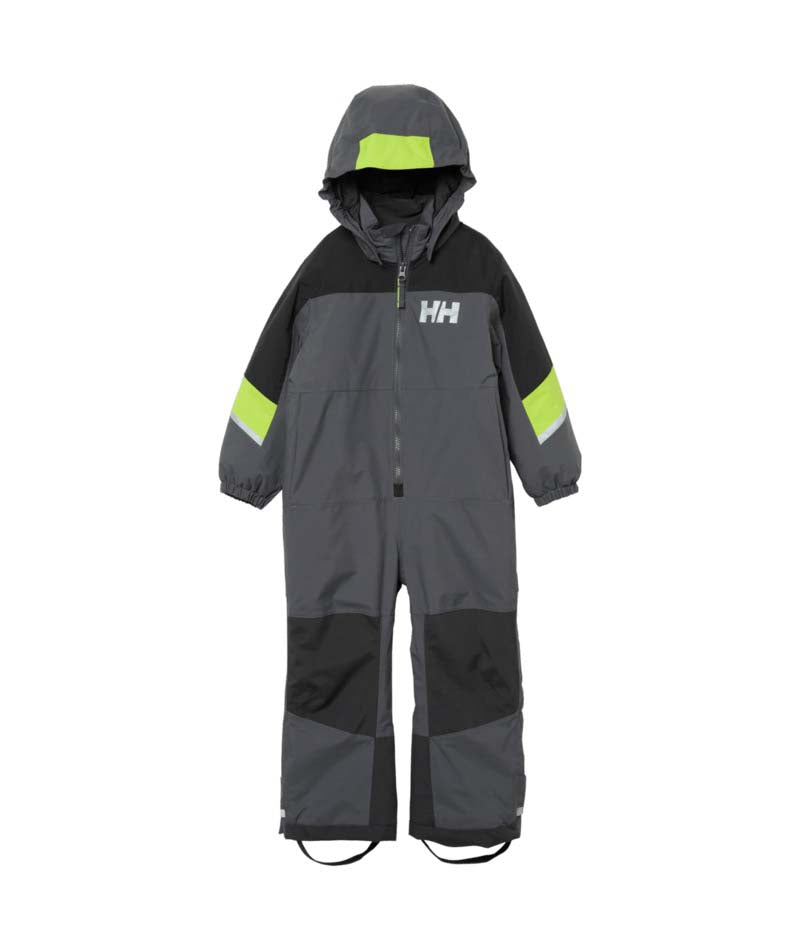 KidsRider3.0InsulatedSuit- Children's snowsuit with Helly Hansen logo on a white background