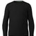 Kids_ClassicThermalMerinoBaseLayerCrew-Black long-sleeve shirt on a white background