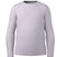 Kids_ClassicThermalMerinoBaseLayerCrew-Light purple long-sleeve shirt on a white background