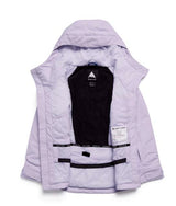 Kids_HillslopeJacket-Light purple jacket with a hood on a white background