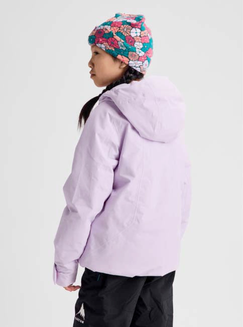 Kids_HillslopeJacket-Light purple jacket with a hood on a white background