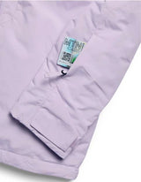 Kids_HillslopeJacket-Light purple jacket with a hood on a white background