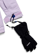 Kids_HillslopeJacket-Light purple jacket with a hood on a white background