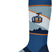 KWintersportFullCushionGondolaGamesOTCSocks-Blue sock with cable car design on a white background